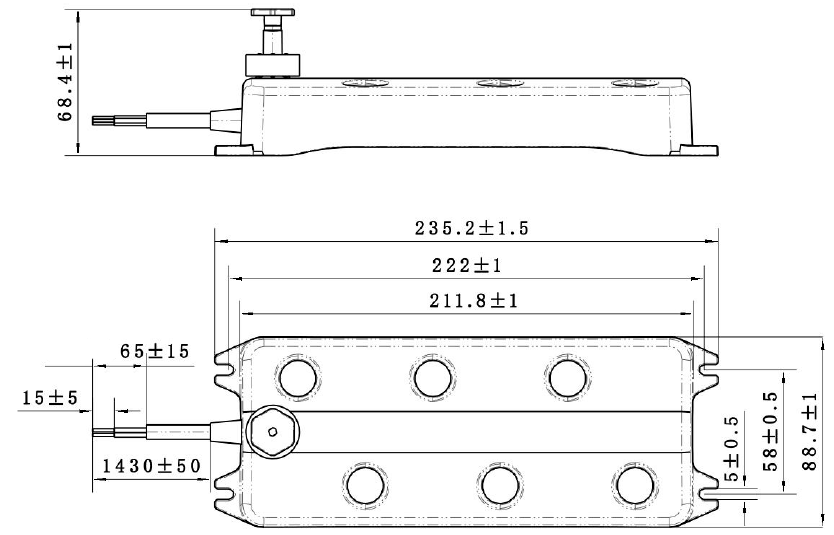 Габаритные размеры MFT-6-10-36